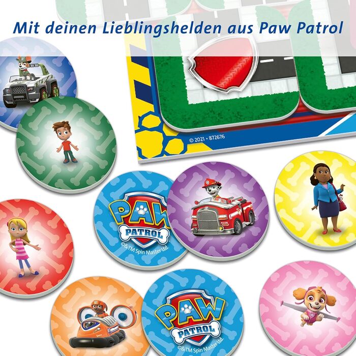 Лабіринт (Paw Patrol Junior Labyrinth) 20799 - відома настільна гра від Ravensburger в молодшій версії, дитяча гра для дітей віком від 4 років Одиночна