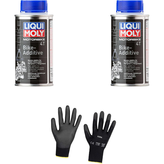 Захисні рукавички Iloda 2xOriginal Liqui Moly 125 мл Мотоцикл 4T Bike-Additive 1581