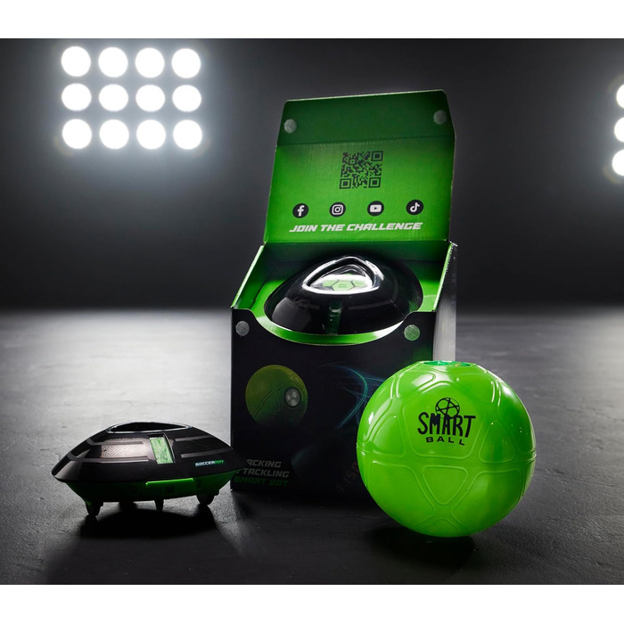 Футбольний тренажер для приміщень Smart Ball 1001CB Soccer Bot, чорний, один розмір