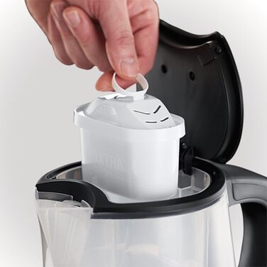 Чайник Russell Hobbs Фільтр для води BRITA MAXTRA Insert Чистота (фільтр-вставка 1л 0,5 л, 2200 Вт, світлодіодне освітлення, в т.ч. картридж фільтра, фільтр Lime, індикатор заміни картриджа) Чайник для чаю 22850-70 Чайник з фільтром для води Brita