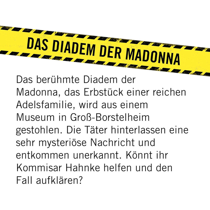 Приховані ігри Tatort - Das Diadem der Madonna - німецька - реалістична кримінальна гра, захоплююча детективна гра, гра в квест-кімнату