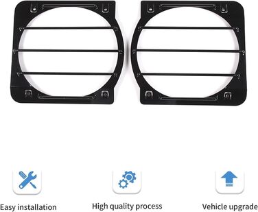 Захисний кожух передніх фар DIYUCAR, нержавіюча сталь, сумісний з Ineos Grenadier 2020-2024, зовнішні декоративні аксесуари