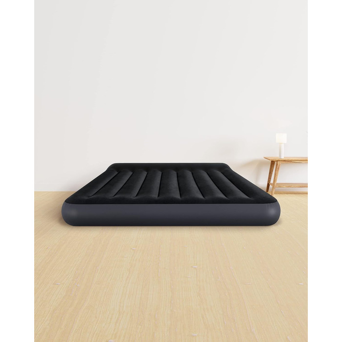 Класичне надувне ліжко Intex Queen Pillow Rest W/Fiber-Tech RP, надутий розмір 152 см x 203 см x 25 см (64150ND)