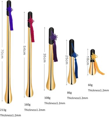 Ріжок для взуття з нержавіючої сталі для чоловіків, ріжок для взуття, ручна робота, китайський вузол, ріжок, металевий, довга ручка, підходить для всього взуття, A 16