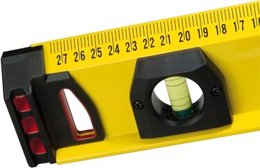 Рівень Stanley FatMax I-Profile spirit level II (довжина 60 см, 2 вертикальних циліндра/1 горизонтальний циліндр, алюміній) 1-43-553