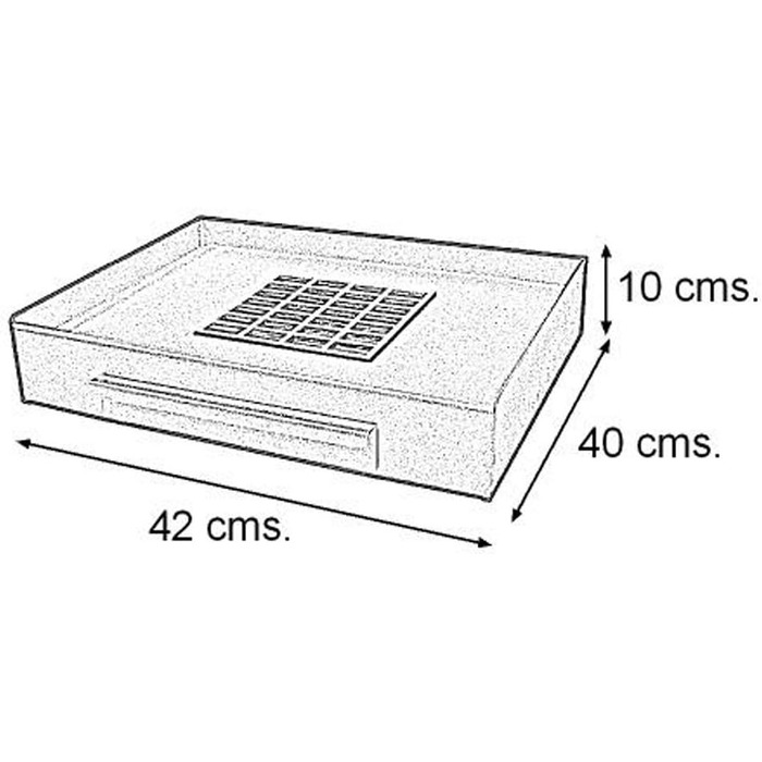 Шухляда для гриля 42 x 40 x 10 см, 71412 -