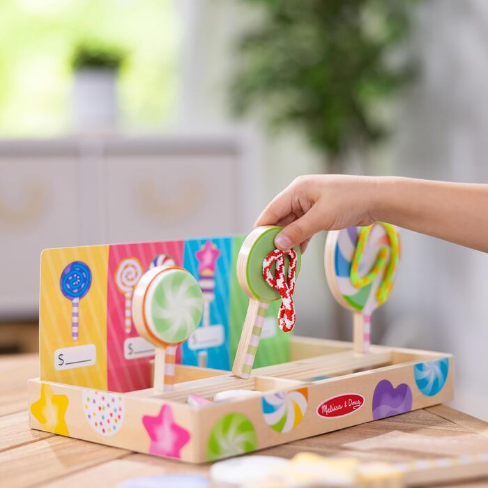 Дерев'яний ігровий набір льодяників Melissa & Doug для дівчаток і хлопчиків дошкільного віку від 3 років