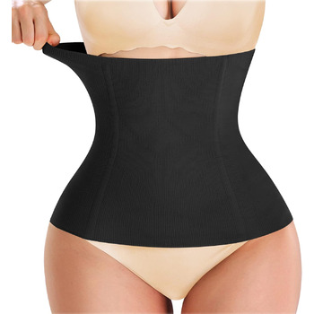 Жіночий корсет Underbust Tummy Control Waist Trainer Elastic Postpartum Belt Postpartum Support Waist Cincher Belly Waist Body Shaper Black L