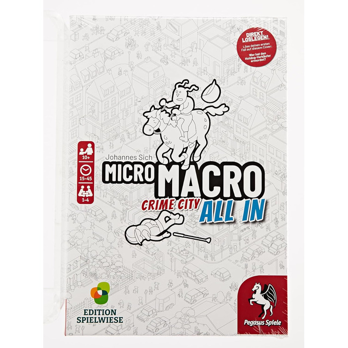 Чорно-білий мегаполіс сингл, 59062G MicroMacro Crime City 3 - All In (Edition Spielwiese)