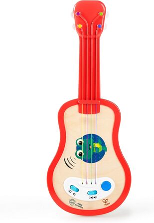 Дерев'яна музична іграшка Baby Einstein Hape Magic Touch Ukulele, 30 мелодій, 2 режими гри та регулювання гучності, від 12 місяців Ukulele Red