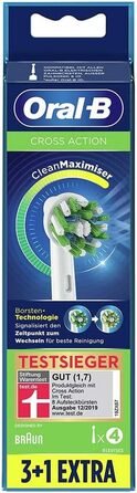 Щітки Braun Oral-B 4210201207238 CrossAction із захистом від бактерій, запобігають розмноженню бактерій на щетині, 4 шт. и 4 шт. и (1 упаковка)