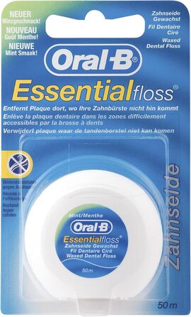 Зубна нитка Oral-B Essential М'ята, 50 м, 12 упаковок 12 шт. (1 упаковка)