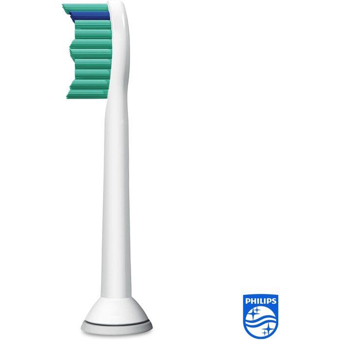 Оригінальні насадки для звукових зубних щіток Philips Sonicare ProResults Standard - 8 упаковок білого кольору (модель HX6018/07) 8 шт. (1 упаковка) 8 шт. Стандартна упаковка