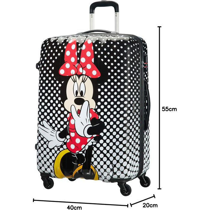 Дитячий багаж, 55 см, 36 л, різнокольоровий (Minnie Mouse Polka Dot) Multicoloured (Minnie Mouse Polka Dot) S (55 см - 36 л)