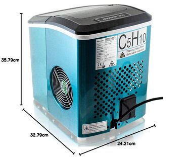 З нержавіючої сталі Ice Cube Maker Ice Cube Ice Maker Ice Machine Icemaker (світло-блакитний)