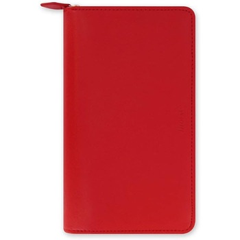 Органайзер Filofax 22534 Compact Saffiano Zip, мак червоний