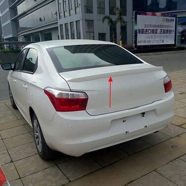 Автомобільний задній спойлер WOLWES ABS для Citroen C-Elysee Spoiler 2014 2015 2016 2017, Тюнінг багажника автомобіля Крило Задній спойлер Губа Аксесуари для стилю заднього крила