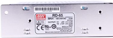 Імпульсний блок живлення MEAN WELL RD, RD-50A 50W 6A (RD-65B)