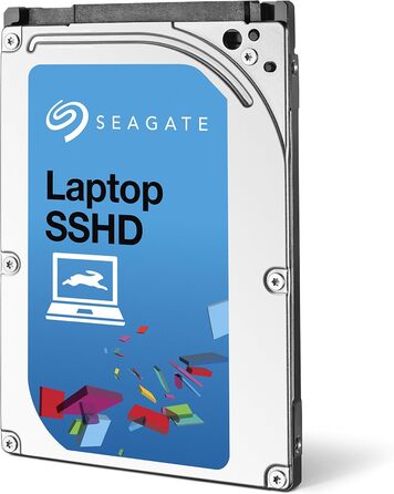 Гібридний жорсткий диск Seagate з 1 ТБ пам'яті та 8 ГБ флеш-пам'яті SSD, 5400 об/хв, 64 МБ, SATA, 9,5 мм, ST1000LM014