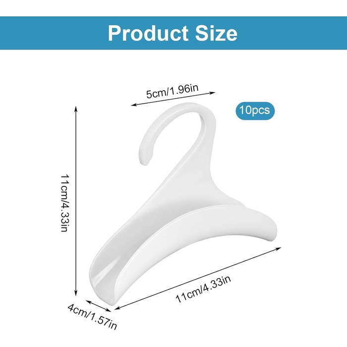 Вішалка для сумок гачки гардероб, гачки для сумок рейки для одягу ПП гачки для сумок, сумочка тримач шафа підставка для капелюха вішалка для пальто організатор гачки для сумок рюкзаки, 10 шт.