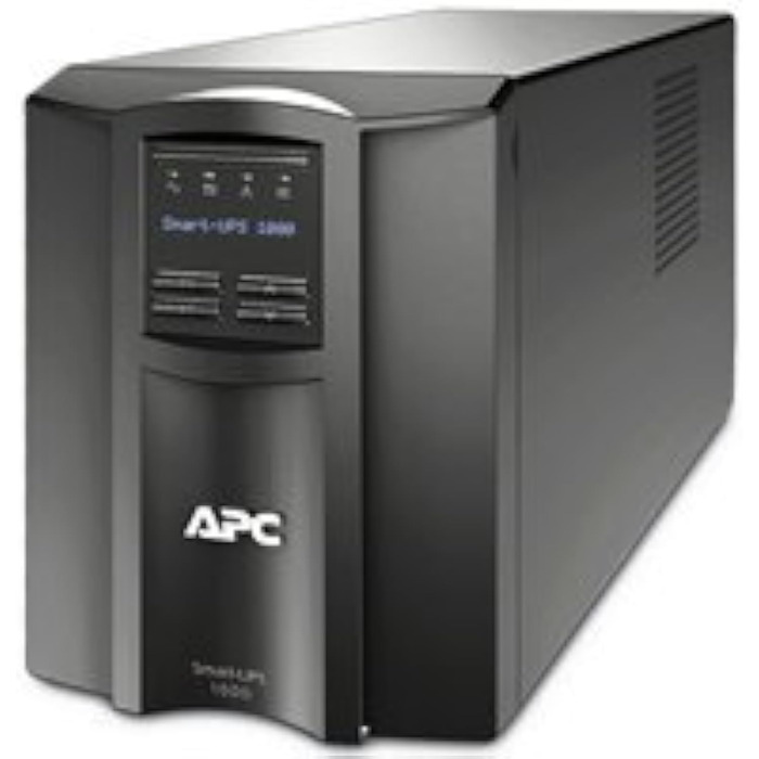 Джерело безперебійного живлення APC Smart-UPS SMT - SMT1500I - джерело безперебійного живлення 1 500 ВА (лінійний інтерактив, стабілізатор, РК-дисплей, 8 виходів IEC-C13, програмне забезпечення для вимкнення) (вихідна потужність 1000 ВА)