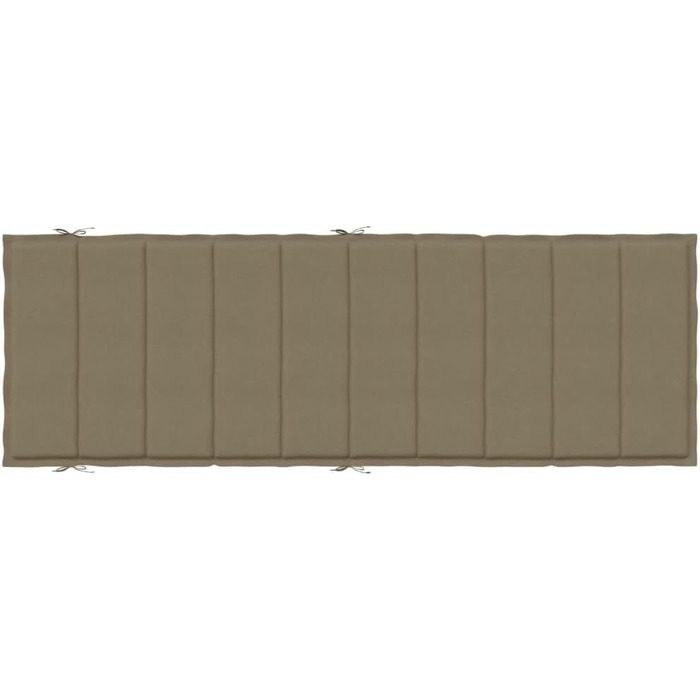 Подушка для шезлонгу ZEYUAN Melange Taupe 186x58x3 см Тканина, Подушка для шезлонга, Подушка для шезлонга, Подушка для шезлонга, Подушка для лави, Подушка для стільця для високих стільців, Подушки для шезлонга - 4002484