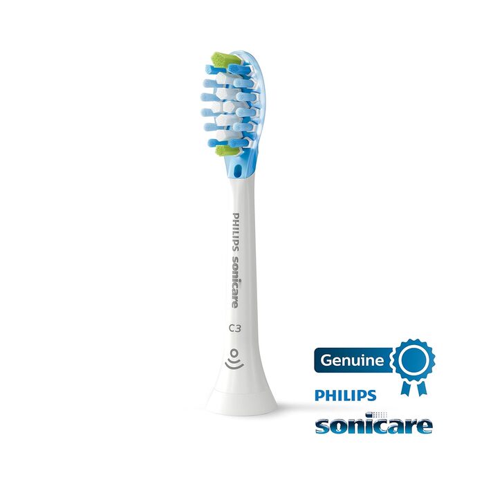 Оригінальна насадка для зубної щітки Philips Sonicare C3 Premium Plaque Control, HX9044/65, 4 шт. и, біла