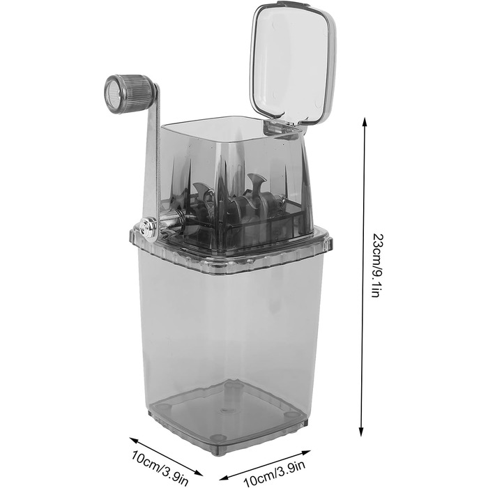 Ручна дробарка для льоду Odorkle з ручною ручкою, ручна дробарка для льоду для кухні, бару, змішувач льоду, рибальська наживка, дробарка для наживки