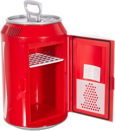 МІНІ-ХОЛОДИЛЬНИК COCA-COLA COOL CAN 10 AC/DC, 9,5 Л, ДИЗАЙН COCA-COLA, 12 В/230 В