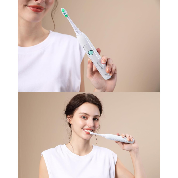 Змінних щіток, сумісних з електричною зубною щіткою Philips Sonicare, насадкою для зубних щіток Phillips Sonicare (біла), 12