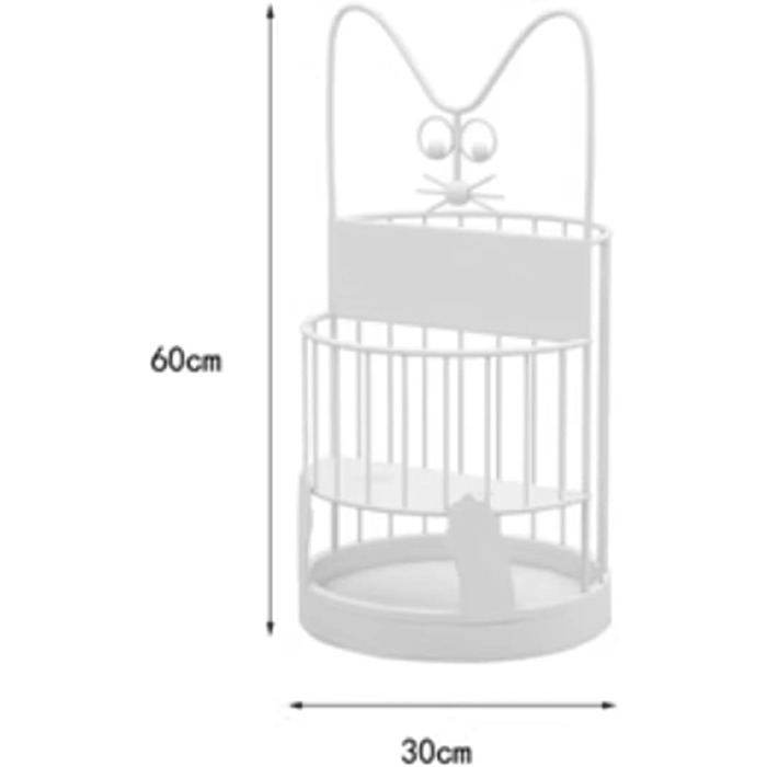 Металева полиця для зберігання JIANGY, двошарова підставка для парасольок, відро-органайзер для розбірного та довгого зберігання парасольок