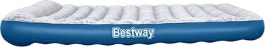 Надувне ліжко Bestway TriTech Fashion Flock з вбудованим електричним насосом Double XL/Lo 203 x 152 x 30 см