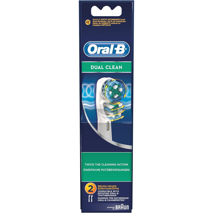 Щітки Braun Oral-B Dual Clean 2 шт.