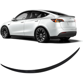 Підходить для Tesla Model Y Спойлер Оригінальний задній спойлер Wing Lip Matte Black на 2020 2021 2022 Аксесуари Tesla Model Y матовий чорний