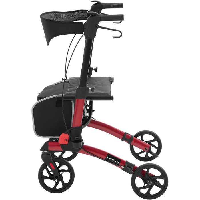 Червоний 136 кг 880-980 мм Walker Rollator Light, 07 F Rollator Light