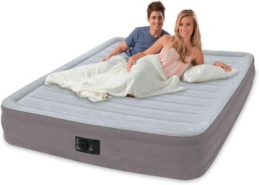 Надувне ліжко Intex 67766 Comfort Plush Mid Twin, 230 В включаючи вбудований повітряний насос, 99 x 191 x 33 см