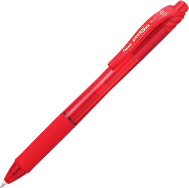 Ручка Pentel Energel X BL107 Gel Rollerball, висувна, наконечник 0,7 мм, пакет молюсків (12 шт. , незамінна) Essential 12 шт.