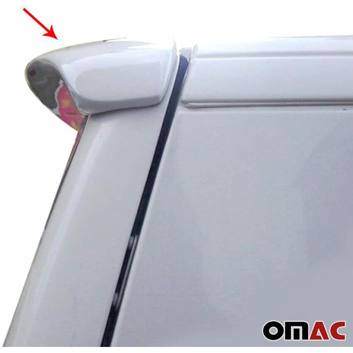 Заднє спойлер OMAC Заднє крило Задня губа сумісна з VW Transporter T4 1990-2003 ABS Paintable