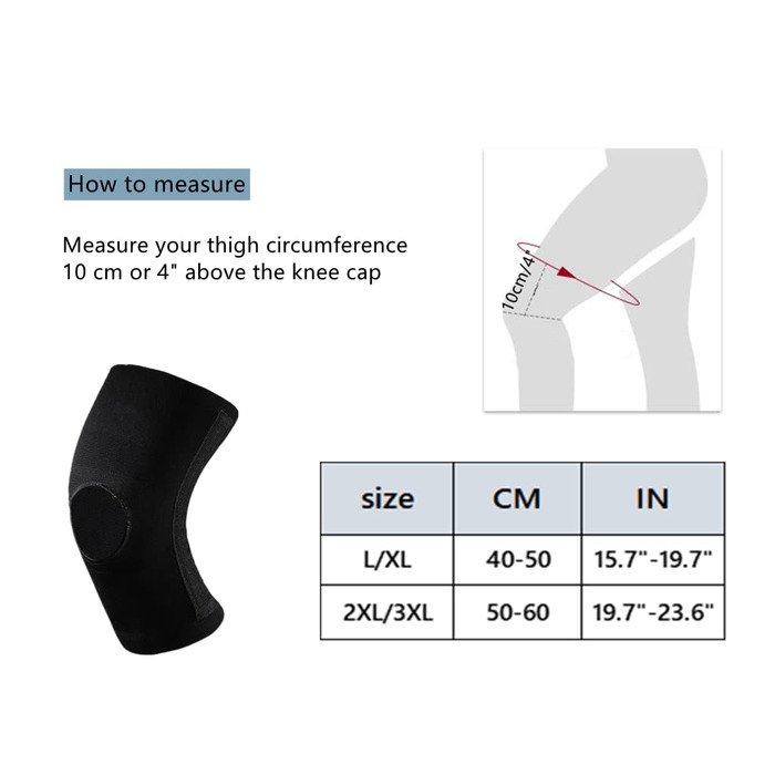 Компресійний колінний бандаж SOLO ACTFIT, ортопедична підтримка коліна з бічними стабілізаторами, дихаючий колінний бандаж для спорту Футбол Волейбол Кросфіт Артрит колінного суглоба (ОДНА пара, 2XL/3XL)