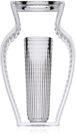 Ваза Kartell I Shine, пластик, кришталь, 12,29 х 33 см