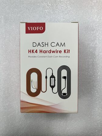 Комплект жорсткого дроту VIOFO HK4 Acc тільки для серій T130 / A119 Mini 2 / WM1 / A229, активує режим паркування і захист від низької напруги