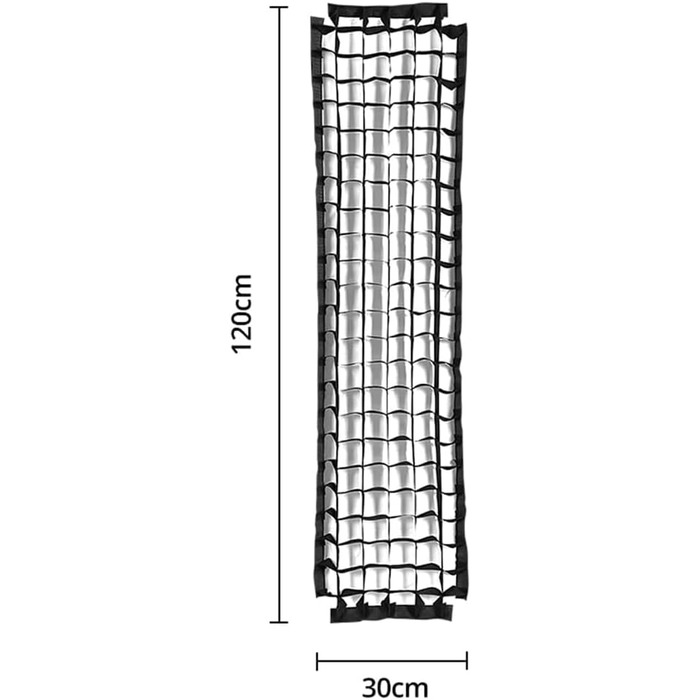 Стільникова сітка Jorixxy Rectangle Strip Softbox (тільки сітка) (стільникова сітка 30x120)