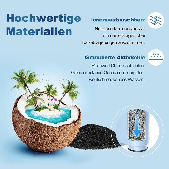 Фільтр для води ARETHONE для Philips AquaClean CA6903/10 CA6903/22 CA6707/20, сумісний із повністю автоматичним фільтром для кавоварки Saeco та Philips Latte Go, зменшує домішки (10 шт.)