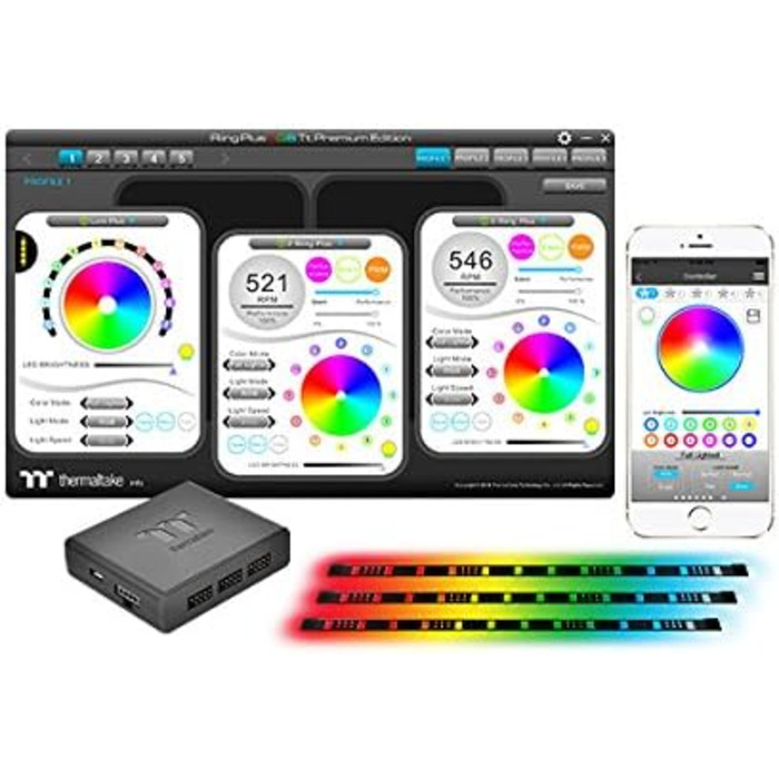 Аксесуари для ПК Thermaltake Lumi RGB Plus Strip 3 Pack