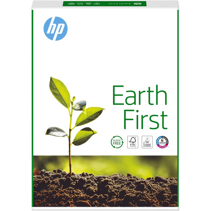 Універсальний копіювальний папір HP Earth, 80 г/м, A4 - коробка з 5 упаковок по 500 аркушів