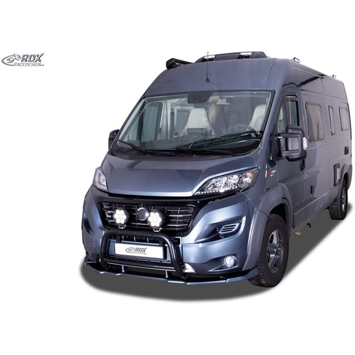 Передній спойлер RDX Racedesign Vario-X сумісний з Citroen Jumper & Fiat Ducato & Peugeot Boxer 2014- (PU) (розширення колісних арок з заводу)