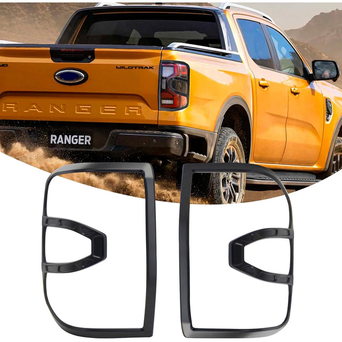 Набір чохлів та задніх ліхтарів JHCHAN ABS для Ford Ranger 2023-2024 T9 Wildtrak Raptor Wildtrak X Limited Platinum