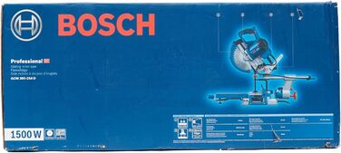 Професійна торцювальна пила Bosch GCM 305-254 D (прорізи до 90 x 305 мм, у комплекті 1 пиляльне полотно, 2 тримачі для заготовки, мішок для пилу, струбцина)