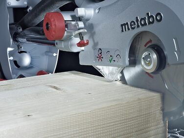 Поперечна пила Metabo KGS 315 Plus (1600 Вт, пила з функцією протягування, макс. Ширина різання 90/45 320 / 223 мм, макс. Глибина різання 90/45 120 / 76 мм, вкл. висувний подовжувач столу) 0103150000