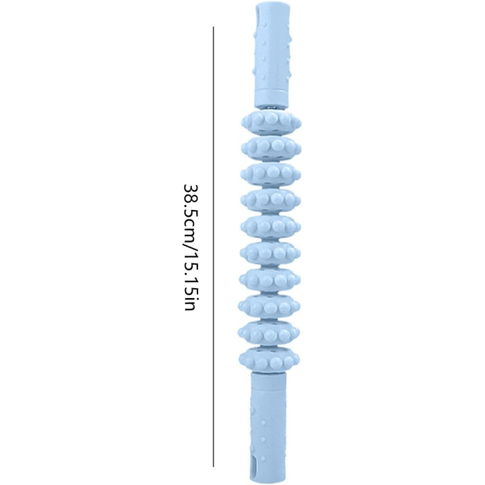 Чоловічий масажер для тіла Roller Stick, Портативні масажні батончики для тіла, Body Roller Massager Stick Tool для литки, ніг, сідниць, шиї синій